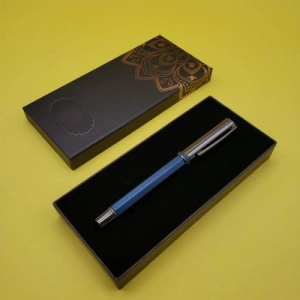 Hubrendy Emin  Lacivert Roller Metal Kalem
