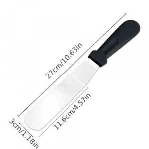 Hubrendy Emin Paslanmaz Çelik L Tipi Pastacı Spatulası