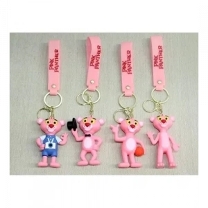 Hubrendy Emin Pembe Panter Silikon Anahtarlık