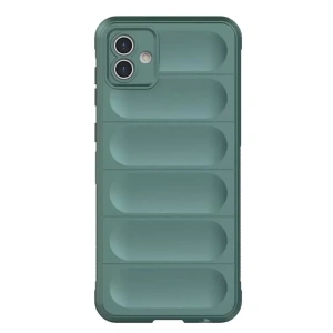 Hubrendy Bez Samsung Galaxy A05 Kılıf Optimum Silikon - Koyu Yeşil