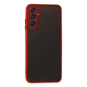 Hubrendy Bez Samsung Galaxy A05S Kılıf Montreal Silikon Kapak - Kırmızı