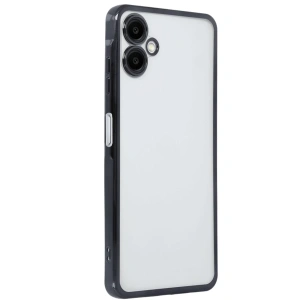 Hubrendy Bez Samsung Galaxy A06 Kılıf Lensli Silikon - Siyah