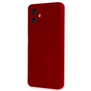 Hubrendy Bez Samsung Galaxy A06 Kılıf Viera Silikon - Kırmızı