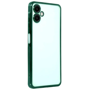 Hubrendy Bez Samsung Galaxy A07 4G Lensli Silikon - Yeşil