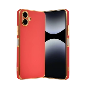 Hubrendy Bez Samsung Galaxy A07 4G Volet Silikon - Kırmızı