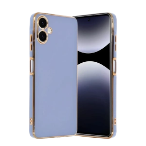 Hubrendy Bez Samsung Galaxy A07 4G Volet Silikon - Mavi