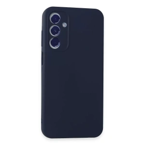 Hubrendy Bez Samsung Galaxy A15 4G Kılıf First Silikon - Lacivert
