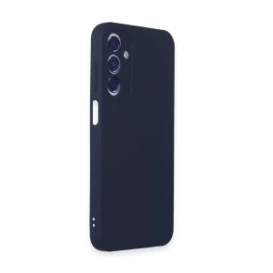Hubrendy Bez Samsung Galaxy A35 5G Kılıf First Silikon - Lacivert