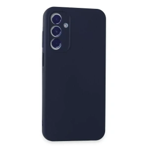 Hubrendy Bez Samsung Galaxy A55 5G Kılıf First Silikon - Lacivert