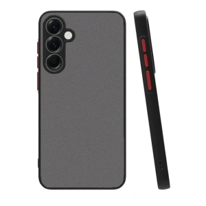 Hubrendy Bez Samsung Galaxy A56 Kılıf Montreal Silikon Kapak - Siyah