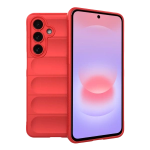 Hubrendy Bez Samsung Galaxy A57 5G Optimum Silikon - Kırmızı