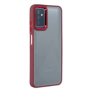 Hubrendy Bez Samsung Galaxy M13 Kılıf Dora Kapak - Kırmızı