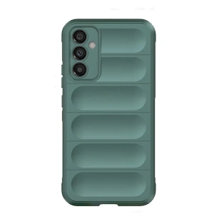 Hubrendy Bez Samsung Galaxy M14 5G Kılıf Optimum Silikon - Koyu Yeşil