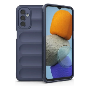 Hubrendy Bez Samsung Galaxy M23 Kılıf Optimum Silikon - Lacivert