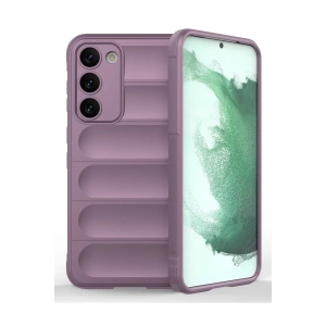 Hubrendy Bez Samsung Galaxy S23 Plus Kılıf Optimum Silikon - Mor