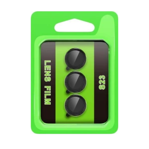 Hubrendy Bez Samsung Galaxy S23 Raze Metal Kamera Lens - Siyah