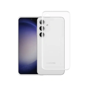 Hubrendy Bez Samsung Galaxy S24 Kılıf Lüx Şeffaf Silikon