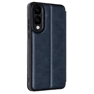 Hubrendy Bez Samsung Galaxy S25 Edge Flip Cover - Lacivert