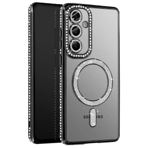 Hubrendy Bez Samsung Galaxy S26 Plus Joke Simli Magneticsafe Kılıf - Siyah