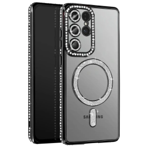 Hubrendy Bez Samsung Galaxy S26 Ultra Joke Simli Magneticsafe Kılıf - Siyah