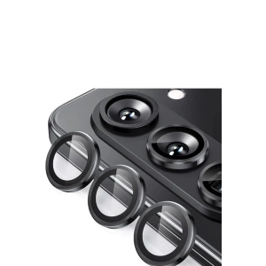 Hubrendy Bez Samsung Galaxy Z Fold 5 Valdez Metal Kamera Lens - Siyah