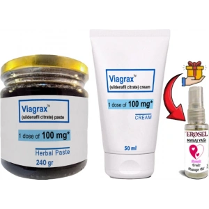 Hubrendy Bez Helsol 240GR Viagrax Macun + 50 ml Viagrax Krem: Erkeklerin Performanslarına Özel Set + Hediye Erosel Masaj Yağı