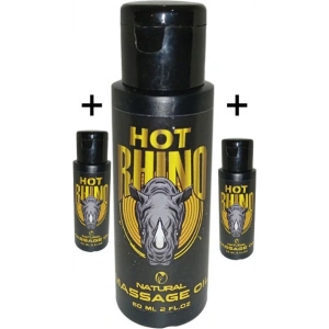 Hubrendy Bez Hotrhino 3 Adet Bay Bayan Erotikmasaj Yağı 60 ml