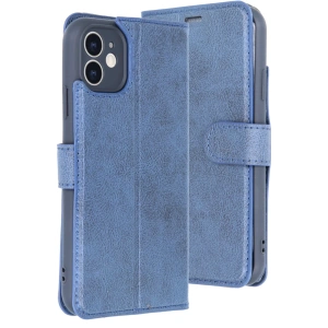 Hubrendy Bez Apple iPhone 11 Kılıf Trend S Plus Kapaklı Kılıf - Lacivert