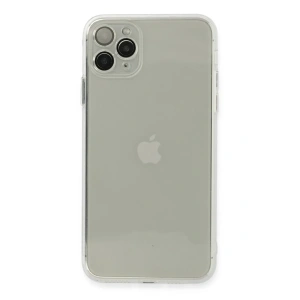 Hubrendy Bez Apple iPhone 11 Pro Kılıf Fly Lens Silikon - Şeffaf