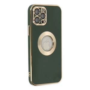 Hubrendy Bez Apple iPhone 12 Pro Max Kılıf Store Silikon - Yeşil