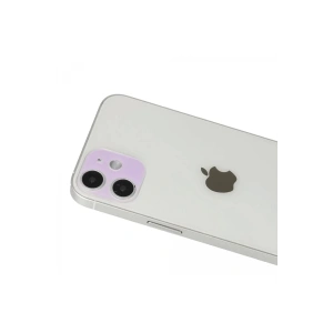Hubrendy Bez Apple iPhone 12 Rainbow Kamera Lens Koruma Cam - Mor