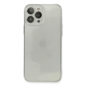 Hubrendy Bez Apple iPhone 13 Pro Kılıf Fly Lens Silikon - Şeffaf