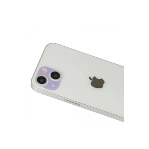 Hubrendy Bez Apple iPhone 13 Rainbow Kamera Lens Koruma Cam - Mor