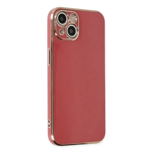 Hubrendy Bez Apple iPhone 14 Kılıf Volet Silikon - Kırmızı