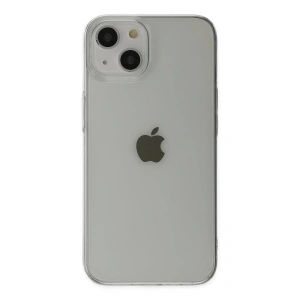 Hubrendy Bez Apple iPhone 14 Plus Kılıf Pc Sert Şeffaf Kapak - Şeffaf