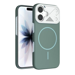 Hubrendy Bez Joko Apple iPhone 16 Export Magsafe Kapak - Turkuaz