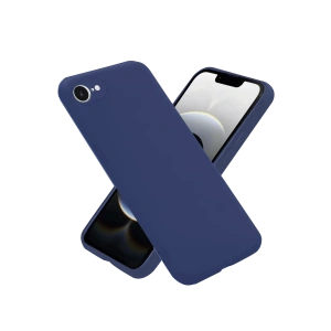 Hubrendy Bez Apple iPhone 16E Kılıf First Silikon - Lacivert