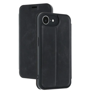 Hubrendy Bez Apple iPhone 16E Kılıf Flip Cover - Siyah