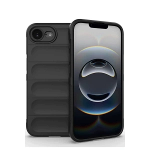 Hubrendy Bez Apple iPhone 16E Kılıf Optimum Silikon - Siyah