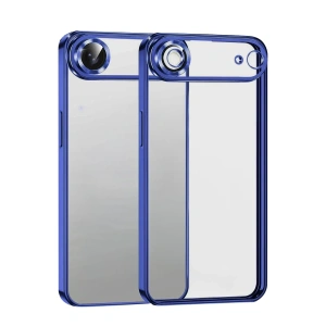 Hubrendy Bez Apple iPhone 17 Air Lensli Silikon - Lacivert