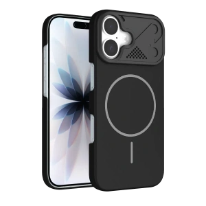 Hubrendy Bez Joko Apple iPhone 17 Export Magsafe Kapak - Siyah
