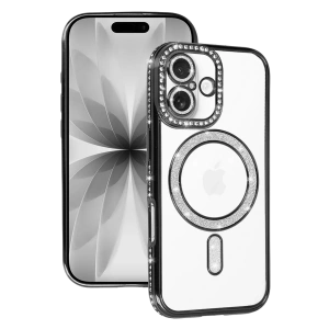 Hubrendy Bez Apple iPhone 17 Joke Simli Magneticsafe Kılıf - Siyah