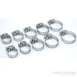 Hubrendy Kargo 10 Değişik Kelepçe Seti Clamp Set