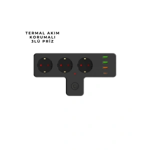 Hubrendy Kargo 3397 Akım Korumalı Priz