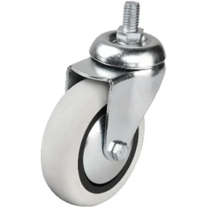 Hubrendy Kargo 352 - 75x25 Mm Pvc Makaralı Vidalı Teker 4 Adet