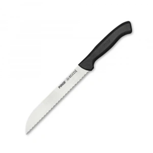 Hubrendy Kargo 38024 Ecco Pro Ekmek Bıçağı 17,5 Cm - Siyah