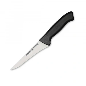 Hubrendy Kargo 38118 Ecco Kasap Et, Kemik Sıyırma Bıçağı 14,5 Cm - Siyah
