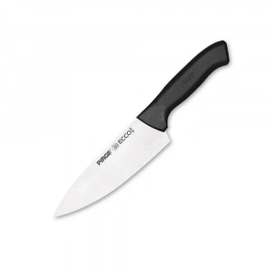 Hubrendy Kargo 38159 Ecco Şef Bıçağı 16 Cm - Siyah