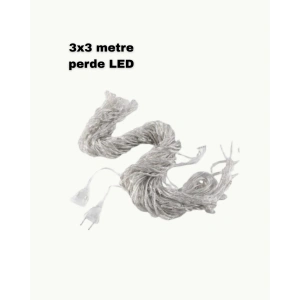 Hubrendy Kargo 3x3 Led Işık Perdesi Şelale Model İç Dış Mekân Dekorasyonu