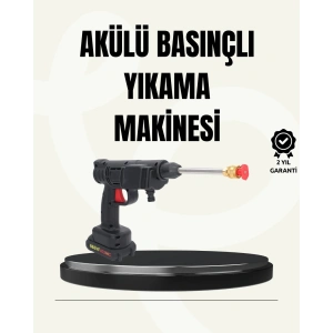 Hubrendy Kargo 48v Şarjlı Basınçlı Yıkama Makinesi Kablosuz Su Tabancası